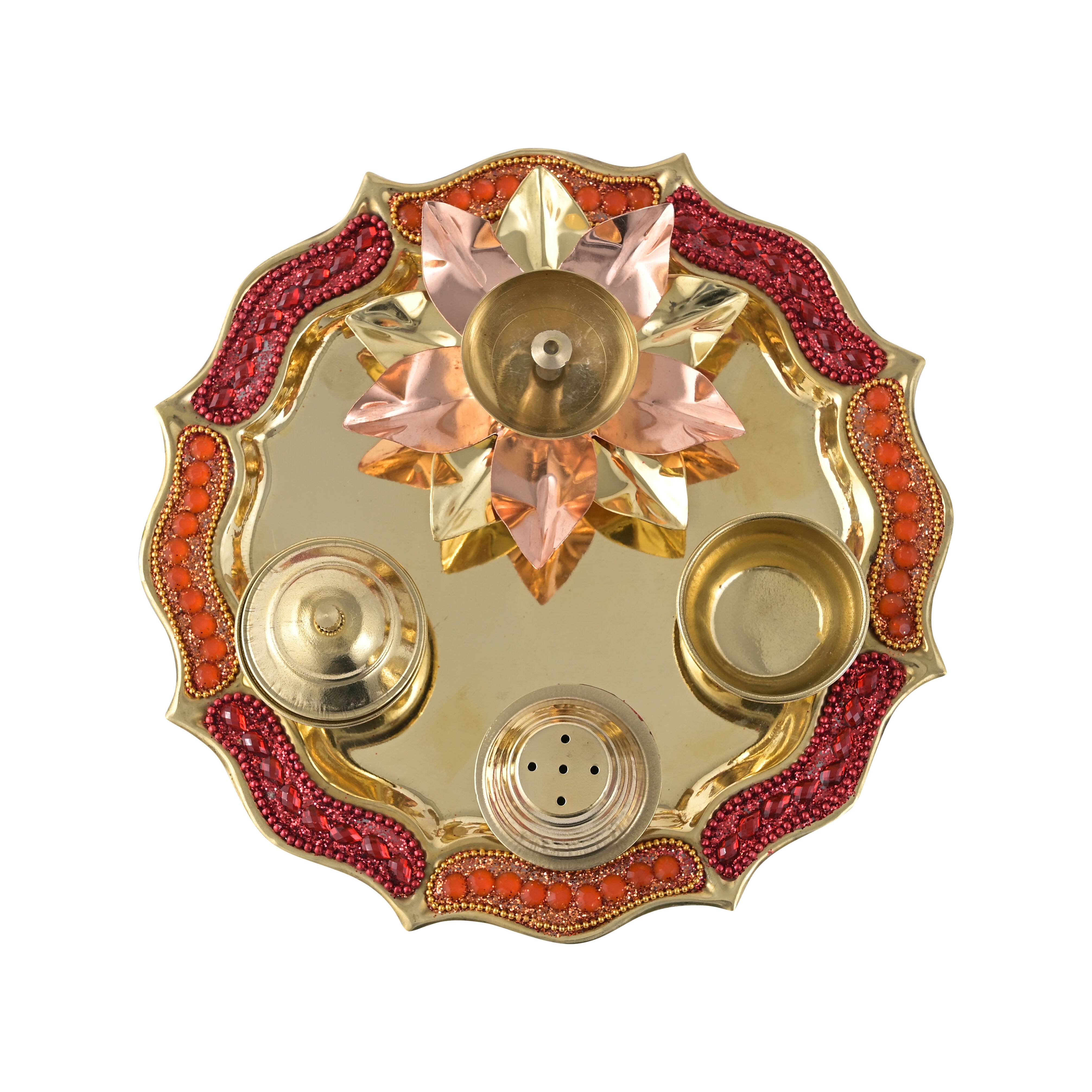 Brass Pooja Thali