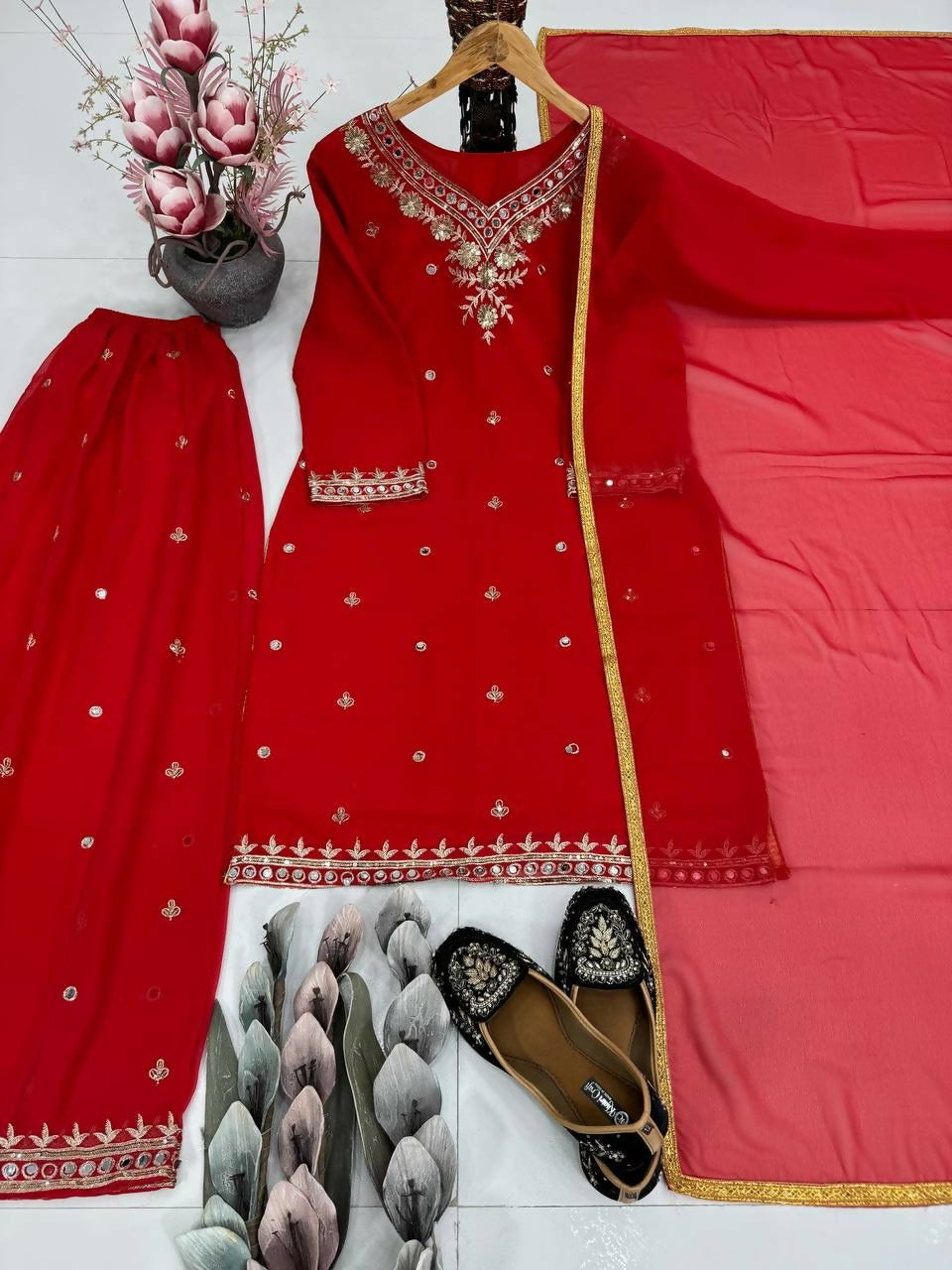 Georgette Party Suit Set