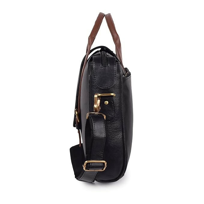 FERNWEH Leather Laptop Messenger Bag – 15.6" with Adjustable Strap