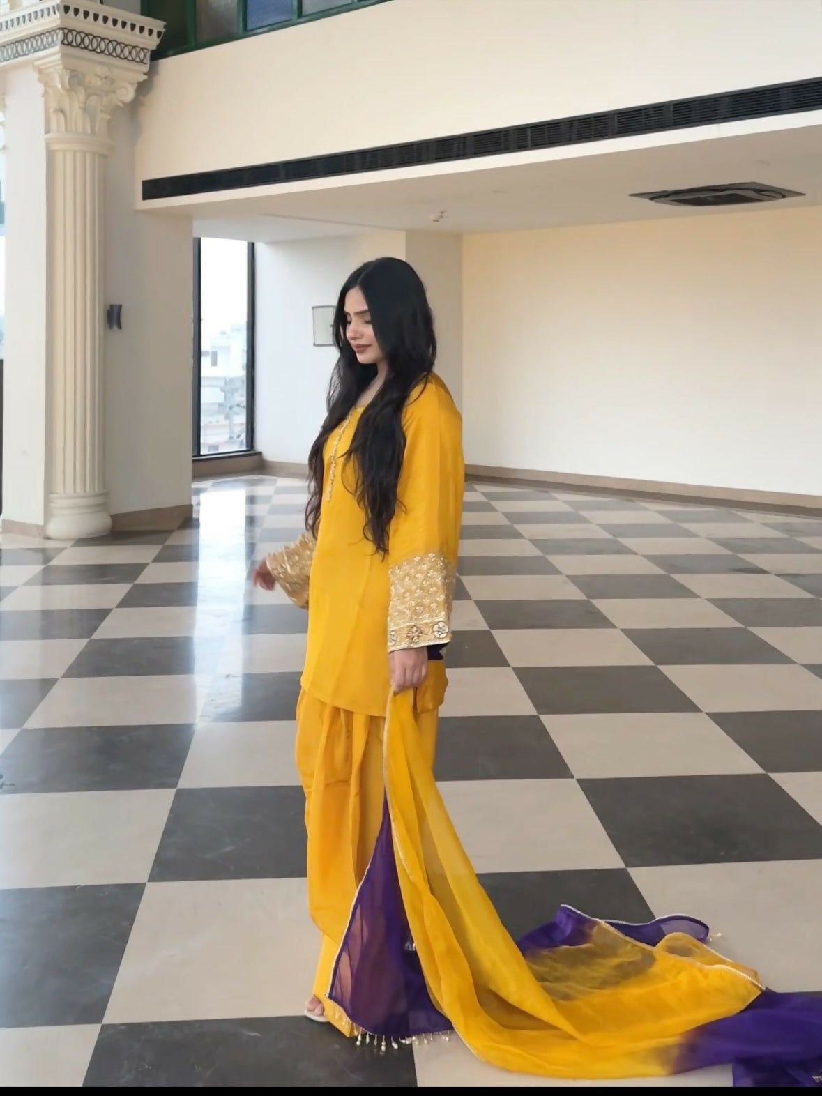 Satin Farshi Suit Set