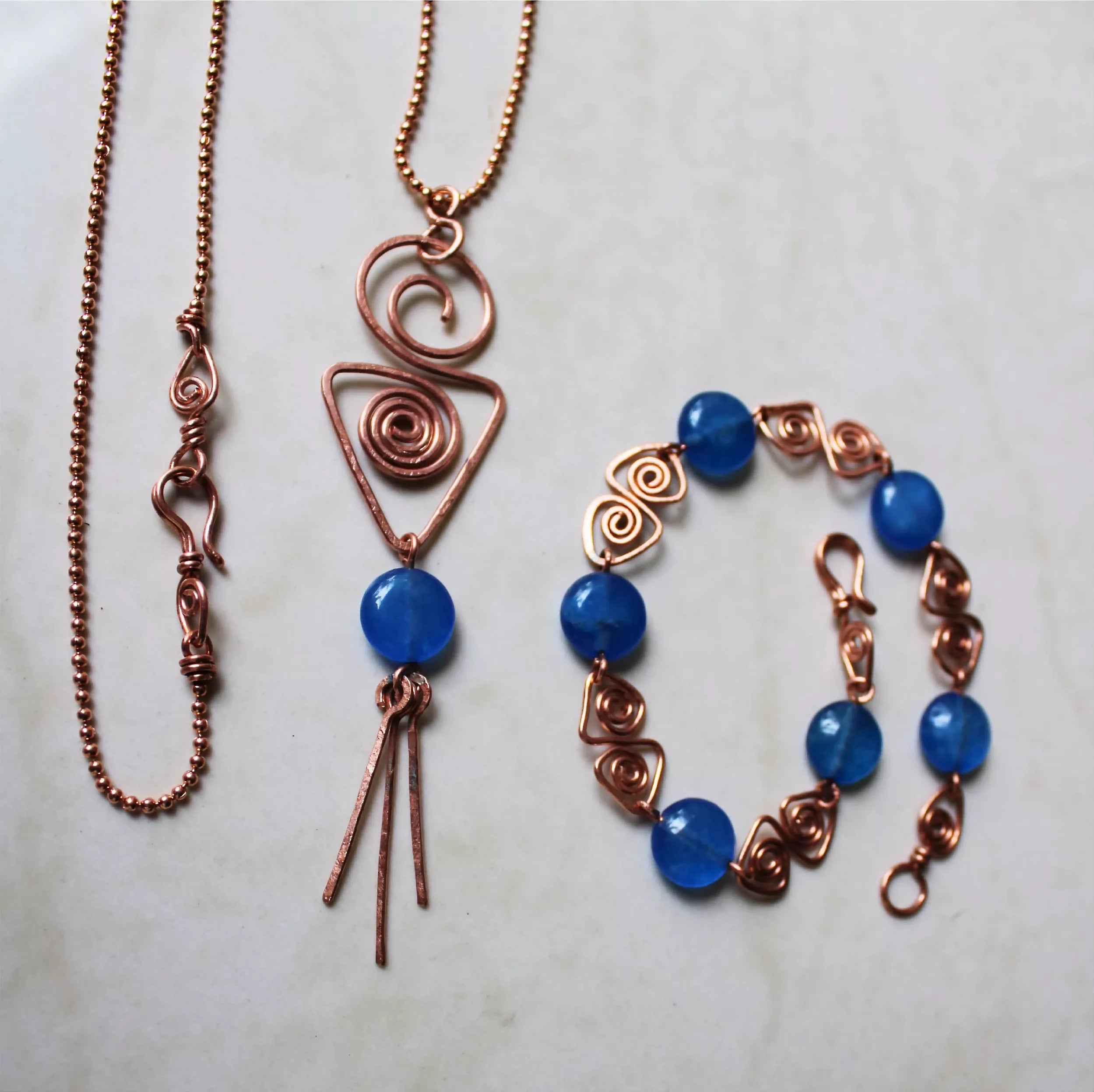 Spirangular - Necklace, Ring and Bracelet