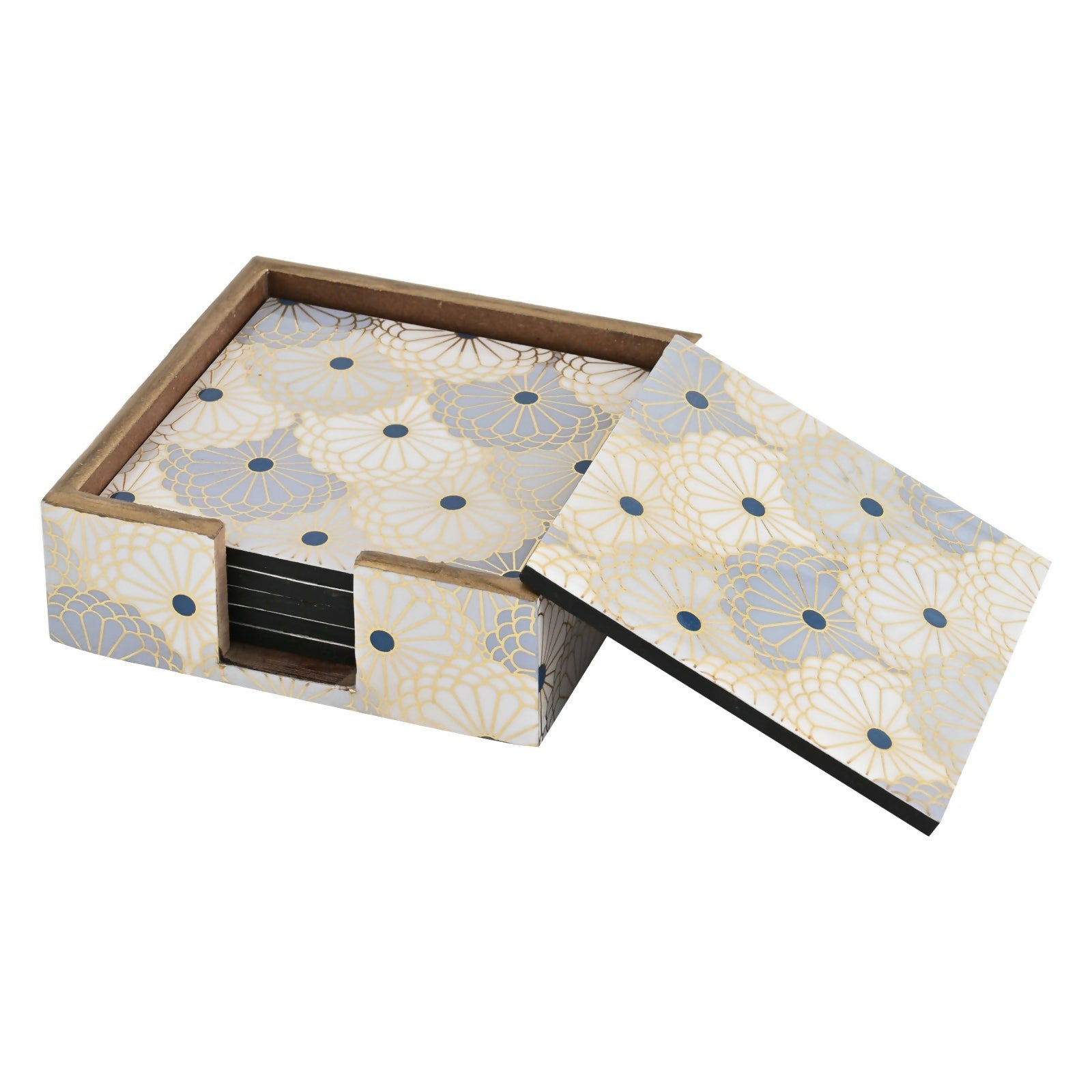 Decorative MDF Coaster Set