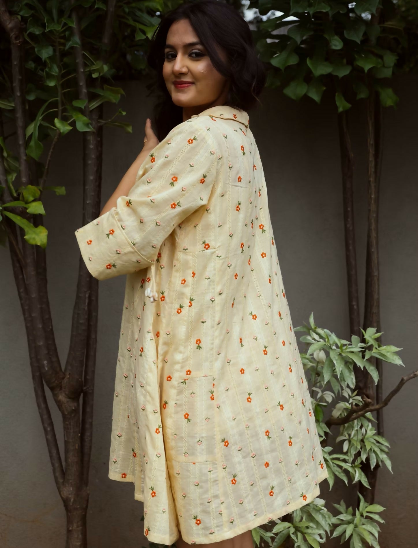 Embroidered Cotton Dress