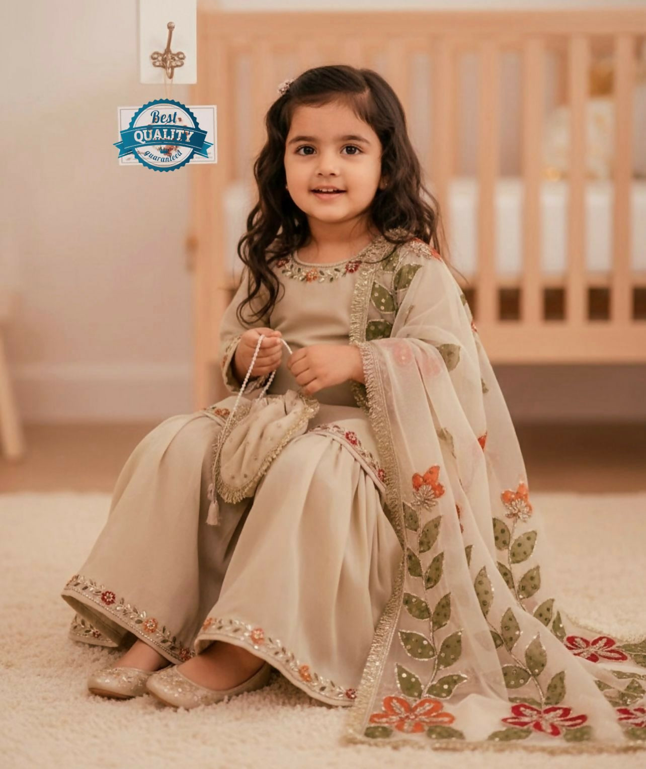 Kids GMY Silk Sharara Set