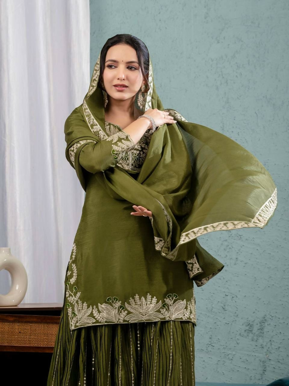 Chinon Sharara Suit Set