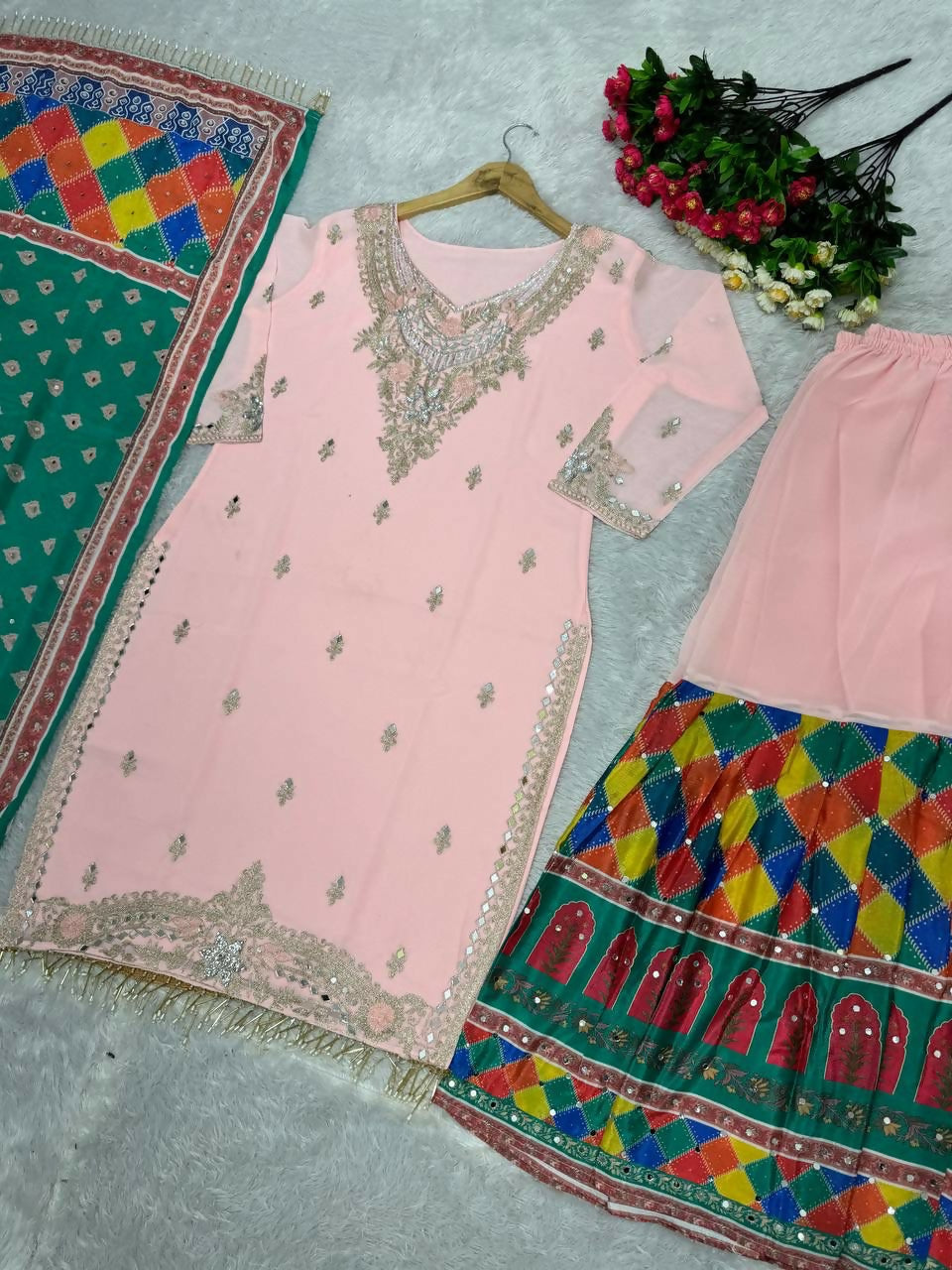 Georgette Pakistani Suit Set