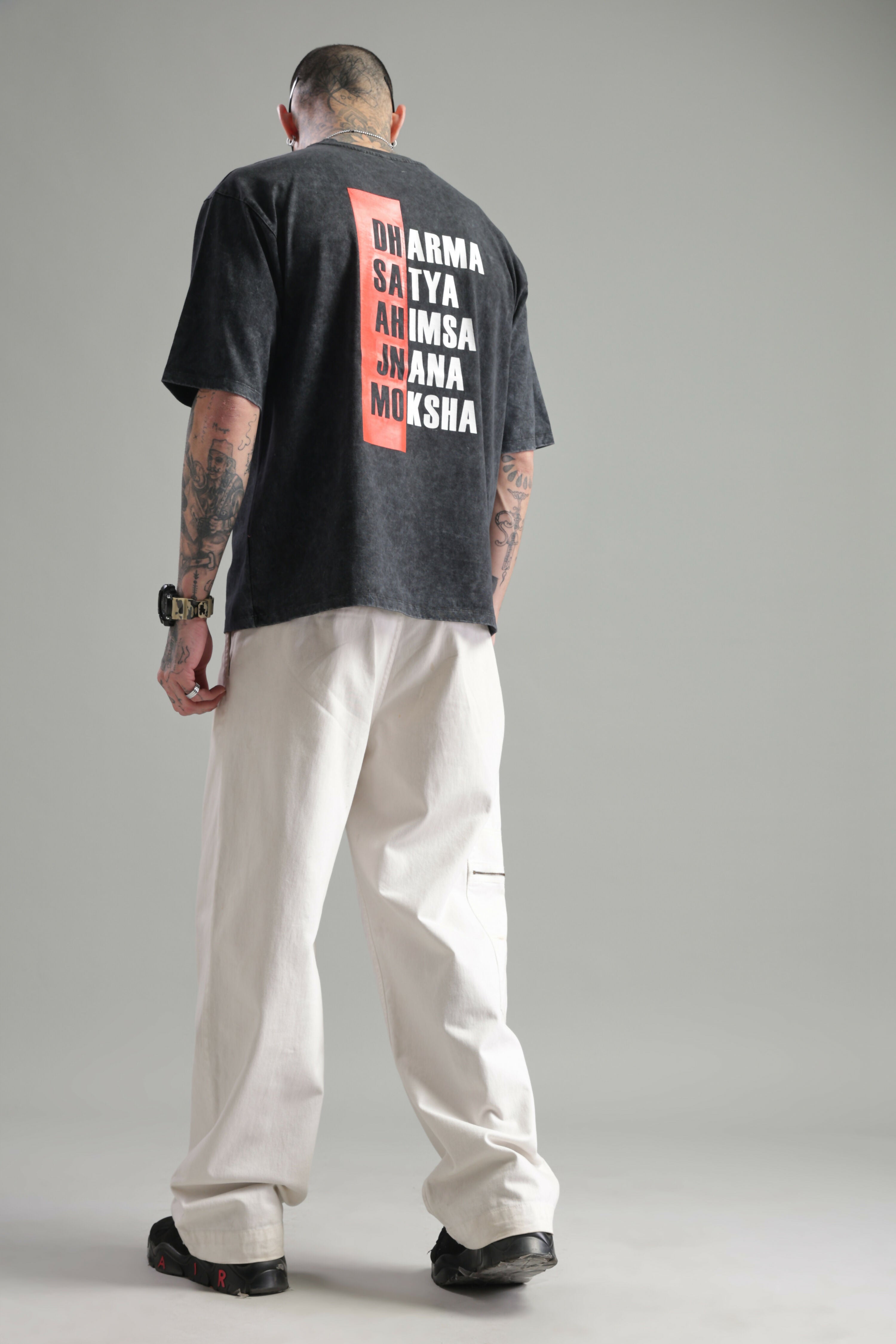 Dharma, Satya, Ahimsa, Jnana, Moksha T-Shirt – The Eternal Path