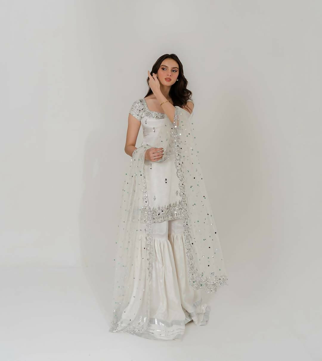 Georgette Sharara Suit Set