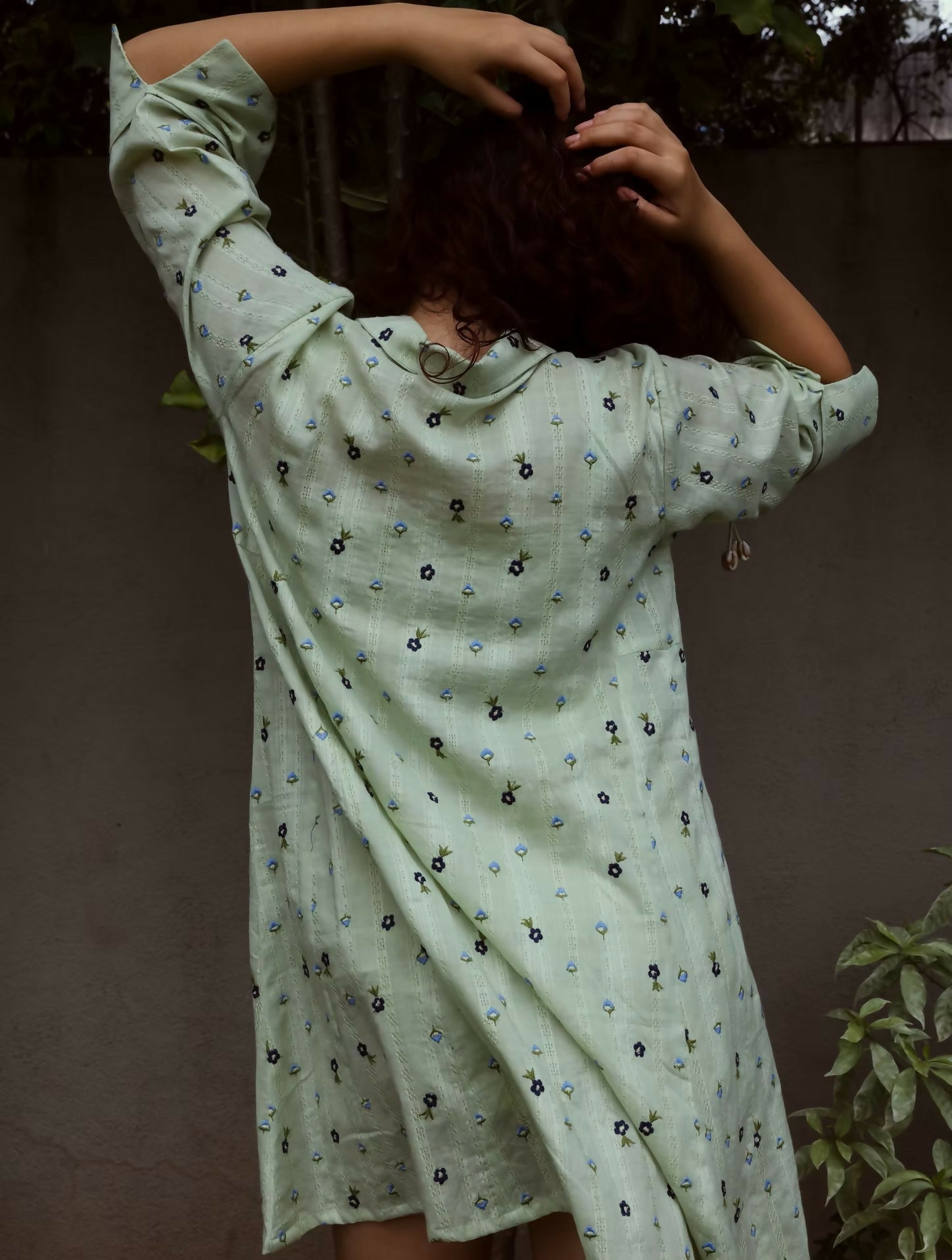 Embroidered Cotton Dress
